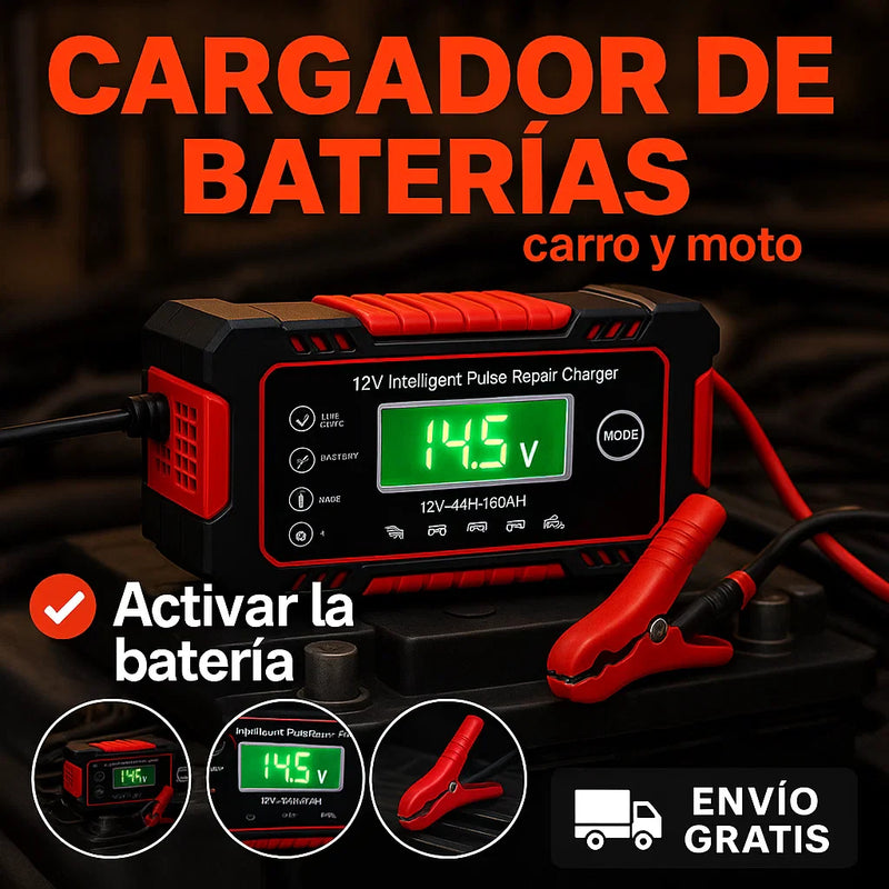 TurboArranque® Cargador Inteligente de Baterías
