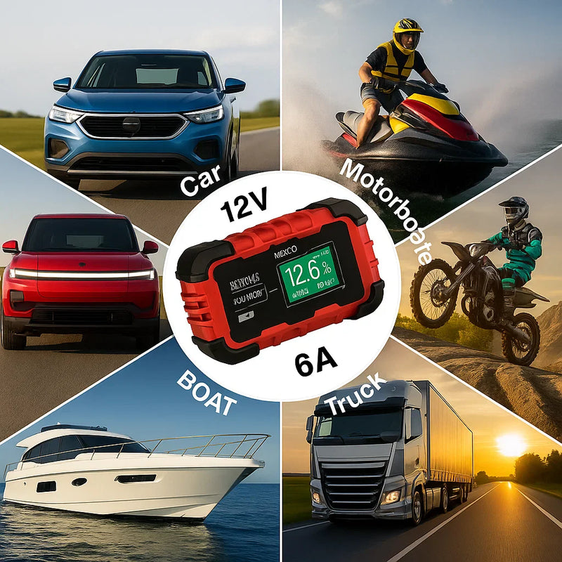 TurboArranque® Cargador Inteligente de Baterías